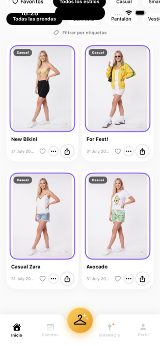 Tu historial de OutFit Checks
